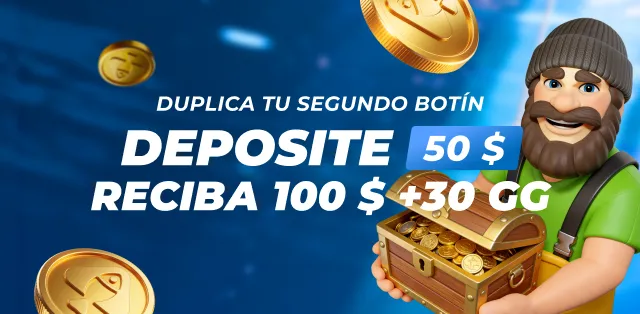 Doble tu primer depósito y juega